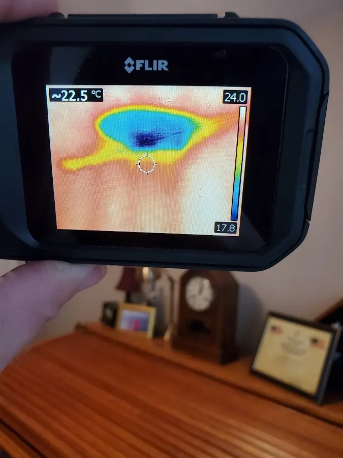 Thermal imaging inspection for water damage in Hobart